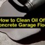clean oil off concrete garage floor
