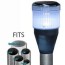 2 pack solar dock post lights midwest