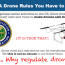 10 faa rules and regulations for drones