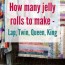 jelly rolls to make a quilt lap
