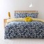 elements margo navy duvet cover and