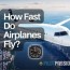 how fast do airplanes fly with real