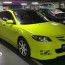mazda 3 is a shiny yellow m3 in china