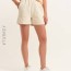 cream shorts for women by oo