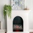 diy faux fireplace made from an