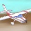 plastic model airplane from a kit