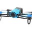 parrot bebop drone blue quadcopter