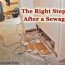 what to do after sewage backup how to