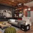 stylish basement ceiling décor ideas