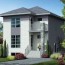 two story modern 3 bedroom house plan