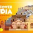 stockvector india travel banner trip