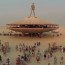 burning man from the sky via drone