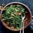 collard greens salad with ginger and