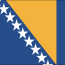 bosnia herzegovina nylon flag 4 x 6
