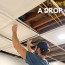 drop ceiling installation in basement