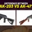 difference between ak 203 vs ak 47