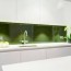green kitchen splashback contemporary
