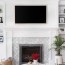 never mount your tv above a fireplace