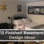 13 finished basement design ideas