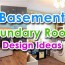 basement laundry room design ideas