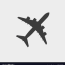 simple plane icon isolated royalty free