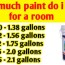 how much paint do i need for a 10 10