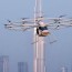 flying taxi has test flight in dubai