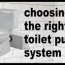 toilet pump system