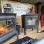 cozy cabin stove fireplace the