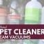natural carpet cleaner for steam vacuums
