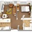 1 bedroom apartment house plans