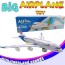 big airplane toy air bus model omni