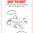 connect the dots aeroplane dot to dot