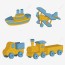 kids wooden toys vector hd images car