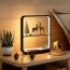 square wireless charging station lamp