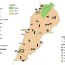 lebanon economic map vector maps