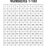 free printable hundreds charts numbers
