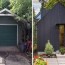 backyard garage was transformed