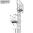 osha compliant caged fixed ladder
