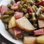 crockpot green beans and potatoes with