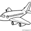 draw airplane for kids coloring pages