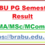 brabu pg 1st semester result 2021 23