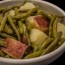 bacon braised green beans red
