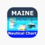 maine nautical charts sea on the app