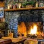 winter lodging with fireplaces