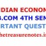 indian economy important questions for