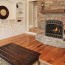 wood stove fireplace center