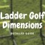 ladder golf dimensions and distance