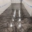 basement with a stained concrete floor