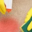nail polish remover spill on carpet